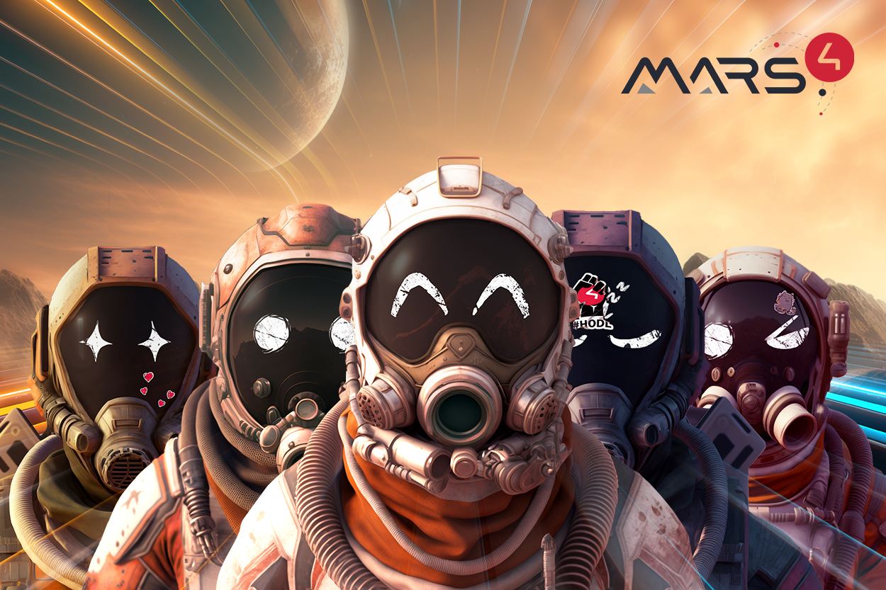 NFT project preview for MarsMasks